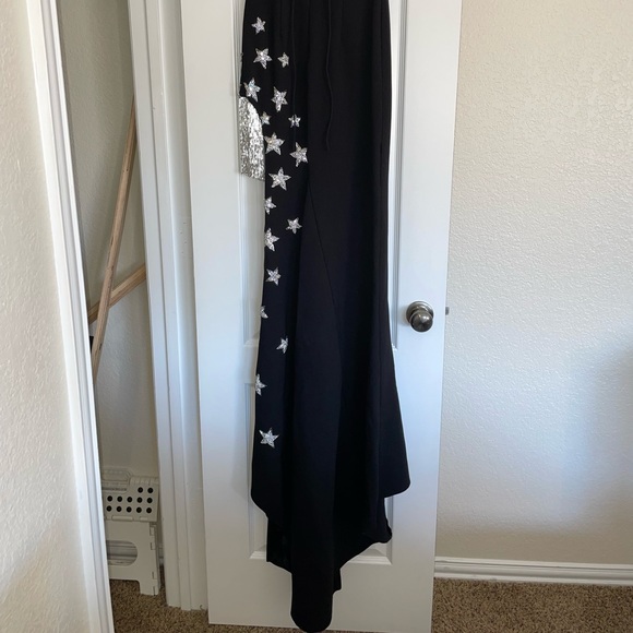 Sherri Hill 54198 Star Beaded Fringe Gown - Picture 4 of 8